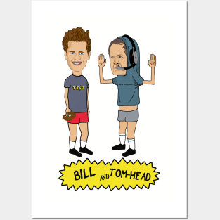 Bill and Tom-Head Posters and Art